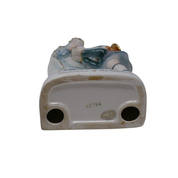 Napco Mary Madonna Of The Kitchen & Child Ceramic Wall Hanging AR2794 - Picture 7 of 8